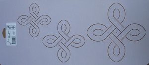 Quilt stencil Celtic Block 4, 5, 7  per stuk