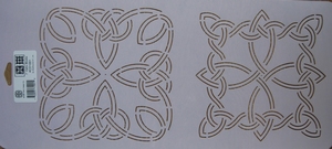 Quilt stencil Celtic Block 7  per stuk