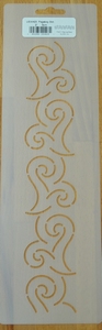 Quilt stencil waves 2 inch  per stuk