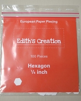 Hexagon papers 1/4 inches