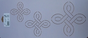 Quilt stencil Celtic Block 4, 5, 7 per stuk