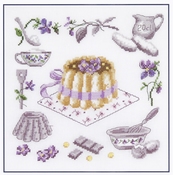 Grote paarse taart (La charlotte a la violette) compleet set