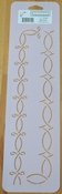 Quilt stencil  2 randen 1 inch per stuk